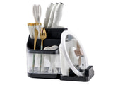 Multifunctional Kitchen Storage Rack Kitchen Countertop Cutting Board Pot Cover Chopsticks Forks V1294-YM0706-3118230217013