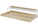 Washer Dryer Countertop with 2-Tier Shelf, 54" x 27" Wooden Washer and Dryer Countertop with V952-XYTM54INCHXMD8J80V0