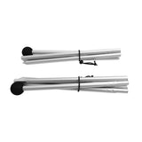 Beach Tent Poles Replacement 4 Packs Foldable Portable Aluminum Alloy Repairing Fixing Accessories V1366-AZ2-W-14473