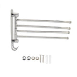 4-swivel Towel Rack Bar Rod Rail Holder Bathroom Kitchen 304 Stainless Steel V1294-YM0727-JY15661