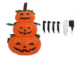 3.9ft Halloween Inflatable 3 Pumpkin Stack Light 100240V Halloween Inflatables Stacked Pumpkins for V1294-YM0901-3115230076512