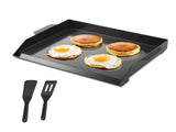Carbon Steel Griddle, 22x16 inch Universal Flat Top Rectangular Plate, Gas Grill Griddle for BBQ V952-DCJPTG2016INSC89SV0