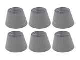 6 Pcs Cloth Lamp Shade Good Light Transmission E14 Candle Bulb Lamp Cover Classic Fabric Lampshade V1294-YM0718-3119220085211
