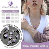 Infinity Love Heart Necklace, Birthstone Necklace for Women, Jewelry for Women with Healing V1164-325781