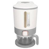 Rice Dispenser Household Food Grade Dry Sealed Grain Cereal Dispenser Bucket for Millet Black V1294-YM0706-3118230211113