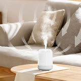 Home Humidifier 250ml Quiet Mist Diffuser for Bedroom Large Room Office 10x13.8cm Warm Mist V1192-AZ-W-21669