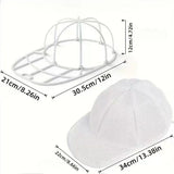 Hat cleaning cage with mesh bag - baseball cap washing machine protective rack V1370-AZ4-25378