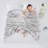 Twin Size Cooling Quilt 60x79 Inches Summer Blanket for All Seasons Soft Polyester Bedspread for V1366-AZ2-W-13000