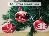 Christmas Gifts 9Pc Christmas Ball Ornament Christmas Tree - Shatterproof Christmas Tree Ornament V1370-AZ4-18933