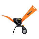 Ducar 7HP Wood Chipper Shredder Mulcher Grinder Petrol Orange WCP-Z07-ORBK