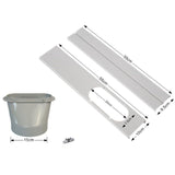 2 Pack Adjustable Window Seal Plates for Portable Air Conditioner, 55 to 110cm Opening 7.5 to 20cm V1237-ZY-522-0058