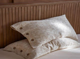 Linen Pillowcase Set - Button Closure Pillow Covers 48x74cm for Home Bedding V888-ELOSUNG54961-1