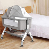 Bopeep Baby Cot Bed Crib Portable Bassinet KD1109-GY