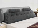 Headboard, King Size Wedge Headboard with 2 Side Pockets and 2 Headrests, Bed Wedge V952-CTBZKINGCCHS803KE001V0