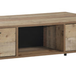 Coffee Table 2 Drawers Particle Board Storage in Oak Colour V43-CT-MAS-OK