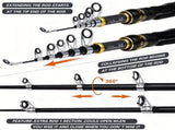 Proberus fishing rod reel set, including spinning reel, 1.8-meter fishing rod, fishing line, V1106-HEYJ-005