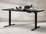 Levede Motorised Standing Desk Adjustable 140cm Black 1000x 1MM DH4948-140S-BKBK