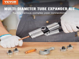 Hydraulic Tube Expander, 3/8" to 1-1/8" OD, HAVC Hydraulic Swaging Tool with 7 Pipe Expander Heads, V952-YYKGQHSGTG7N2DLV2V0