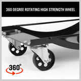 2-Piece Wheel Dolly Car Positioning Jack 450kg Vehicle Mover Transporter Trolley V465-1607005