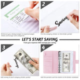 A6 PU Leather Notebook Binder Budget Planner Organizer Cover Cash Pockets Sheets V201-W13177956