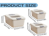 Airtight Pet Food Storage Container for Dog Cat Food Up to 10lbs Large Dry Food Bin with Measuring V1189-LWWAL-20260401-05495
