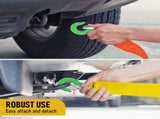 2SET 3.15T Sling Hook Heavy Duty Hammerlock/Slip Hook Kit With Swivel Winch & Safety Latch-Green V1181-SH-315T-GE