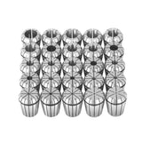 25 pcs ER32 Collet Set, 1/16''-13/16'', ER32 Spring Collet Chuck Set, 0.0006"/15 m TIR Lathe Chuck V952-ERJTER3225J000A7AV0
