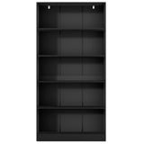 Artiss Bookshelf 5 Tiers ANTON Black FURNI-Q-BSHELF-04-BK-AB