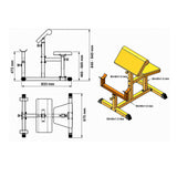 Preacher Curl Bench Commercial Weight Bench for Bicep and Arm Workouts V63-766485