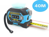 40m Laser Measure, Cross-line Laser Level, 5m Tape Measure Blue V1181-HO0304-BL