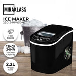 Miraklass Ice Maker Machine Black 2.2L V227-6160642000990