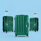 Slimbridge 20"24"28" 3PC Luggage Sets Green LG1002-GN_NZ