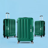 Slimbridge 20"24"28" 3PC Luggage Sets Green LG1002-GN