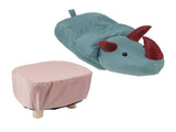Cute Animal Footstool with Soft Padded Cushion and Prevent Slip Feet Small Footrest Stools for Kids V1294-YM0703-3116230004213