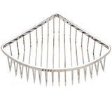 Stainless Steel Bathroom Shower Corner Basket Storage Shelf Wall Mounted Holder Organizer V1294-YM0901-JY05673