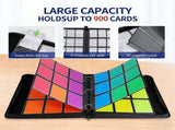 9-Pocket Card Binder,YUYAFN 900 Double-Sided Zip Card Sleeves Collection Binder,Baseball Card V1370-AZ4-15508