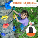 Ninja Tree Climbing Kit, 12 Tree Climbing Holds, 6 Ratchet Straps, and a Climbing Ladder, Climbing V952-PSZJTZ12PCSDLD8RSV0