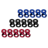 10 Pcs Countersunk Head Washers Aluminum Alloy M5 Red V1192-AZ-W-30954