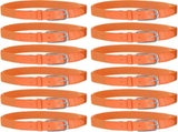12 Pcs Baseball Belts Softball Belts Bulk for Adult and Youth Adjustable V1258-DP02-C-1373