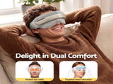 Livemor Eye and Head Massager with Heat, Eye Massager, Forehand and Temple Massager, Air Compression EYE-MASSAGE-02-3D-GY