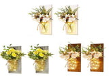 LED Mason Jar Wall Lights Indoor Outdoor Patio Vase Hanging Lights Home Wall Decorations V1294-YM0626-230221HR03-1