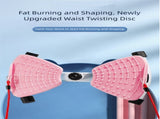 Blue Split Leg & Waist Twister Board - Core Abdominal Trainer with Resistance Bands for Home Fitness V888-ELOSUNG36520
