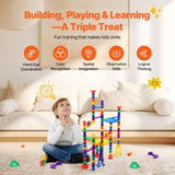 VEVOR Marble Run Set 110 PCS Building STEM Toy Educational Blocks Gift for Kids V952-DZYXTZBTMCSSBLG1UV0