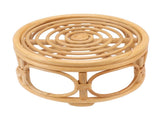 Rattan Indoor Plant Stand Round Shape Natural Plant Rack Handmade Rattan Planter Stand for Home V1294-YM0703-3111230045912