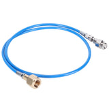 CGA320//TR21-4 Soda Hose Adapter 50in CO2 Gas Cylinder Refilling Connector Accessory Blue V1294-YM0901-3113210023711