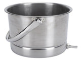 Enema Bucket Kit 1.6L Stainless Steel Bucket Reusable Shower Enema System for Colon Cleansing V1294-YM0901-3117240094411