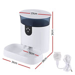 i.Pet Automatic Pet Feeder Dog Cat Wifi 7L Auto Smart Food Dispenser Timer Feed PET-FEEDER-7L-WIFI-WH