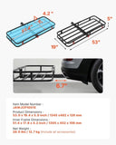 VEVOR 53" x 19" x 5", Hitch Cargo Carrier, 500 lbs Capacity Hitch Cargo Carrier with Hitch V952-GZBDPDECKFGZDVRAOV0