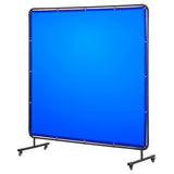 Welding Screen with Frame, 1.74 x 1.74 m Welding Curtain Screen, Flame-Resistant Vinyl Protection V952-DMPF1JZ66FTYYDKKS001V0