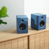 Victrola Automatic Turntable Victrola Tempo Bookshelf Speakers Bundle - Blue V398-VPT-800-BLU-BUN